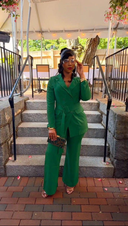 Boss Babe Blazer- Emerald