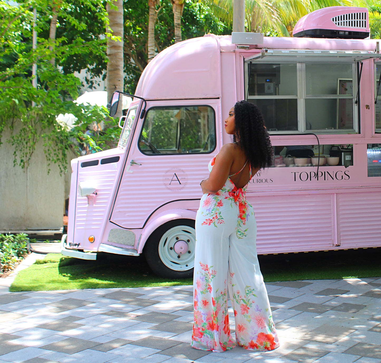 Sunset Bloom Two-Piece Set