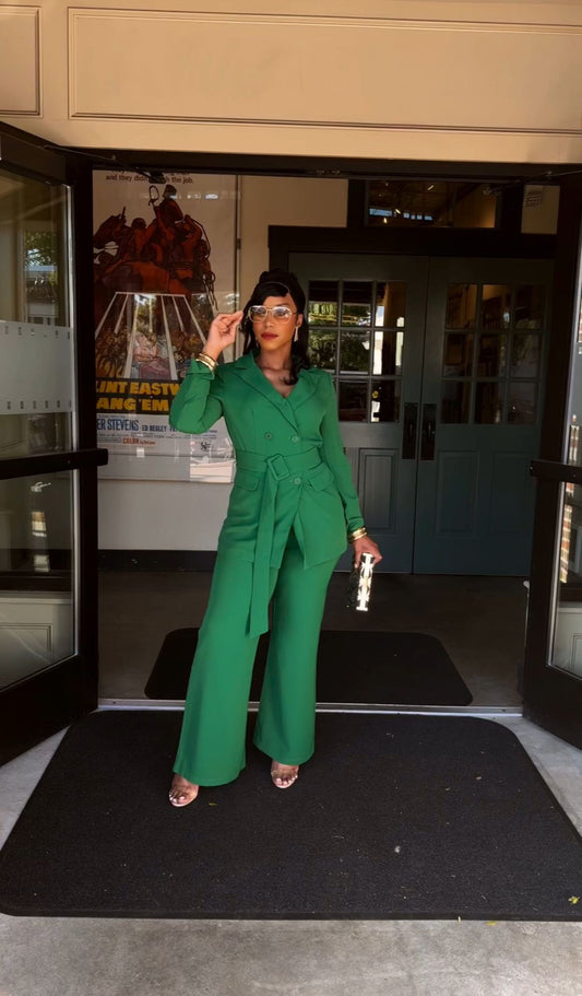 Boss Babe Blazer- Emerald