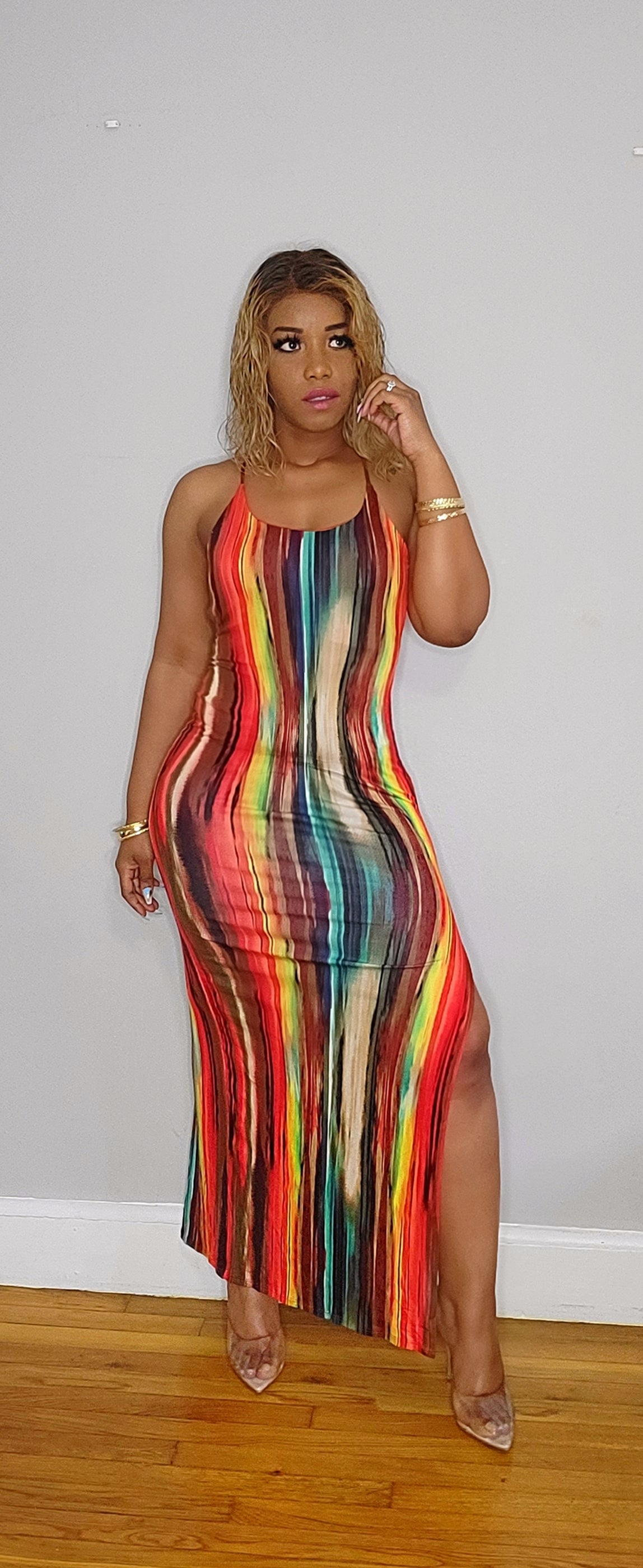 Paint me Bold Maxi-Dress