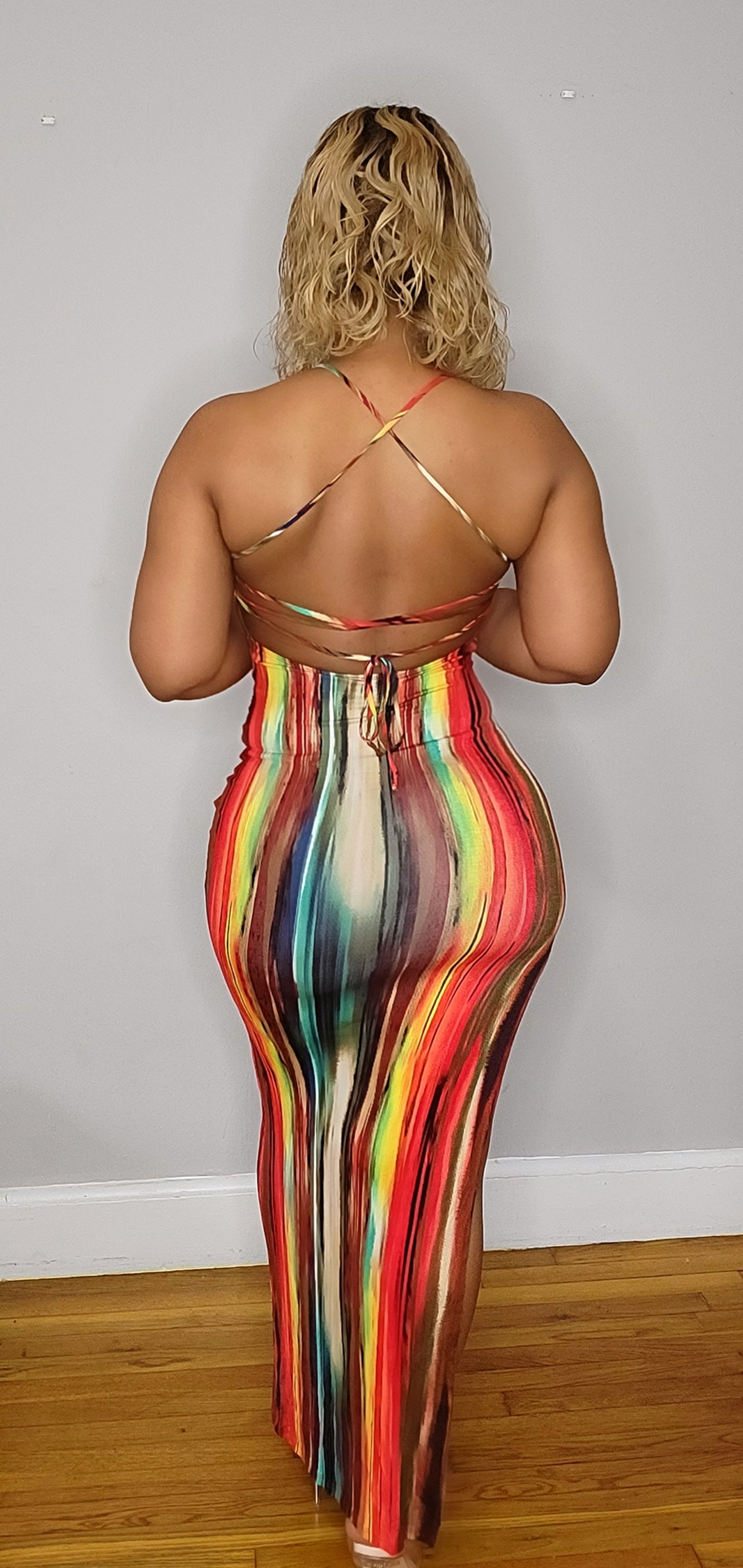 Paint me Bold Maxi-Dress