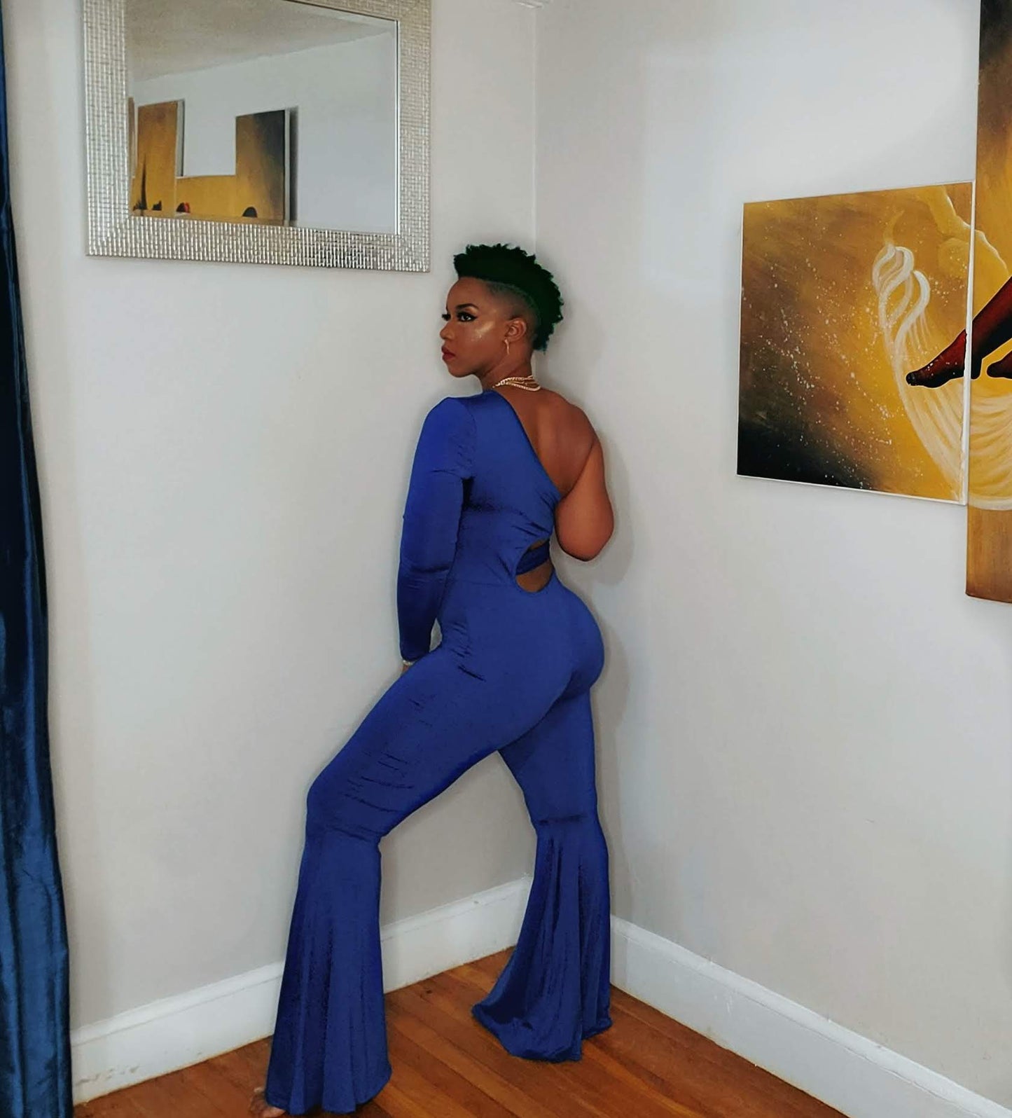 Royal Rhythm Jumpsuit