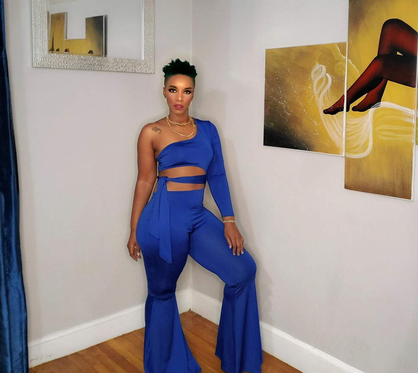 Royal Rhythm Jumpsuit